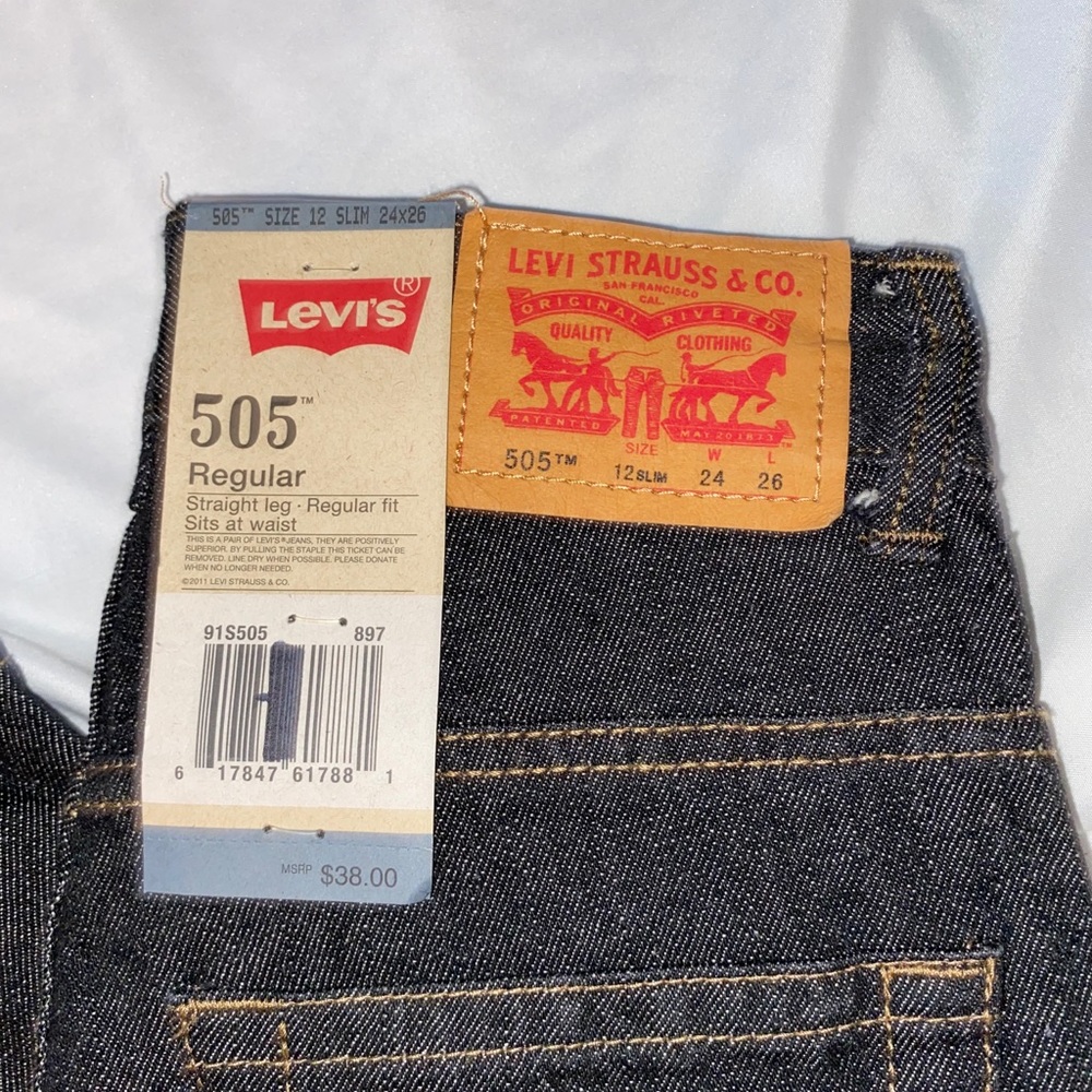 Dark wash Levi Jeans